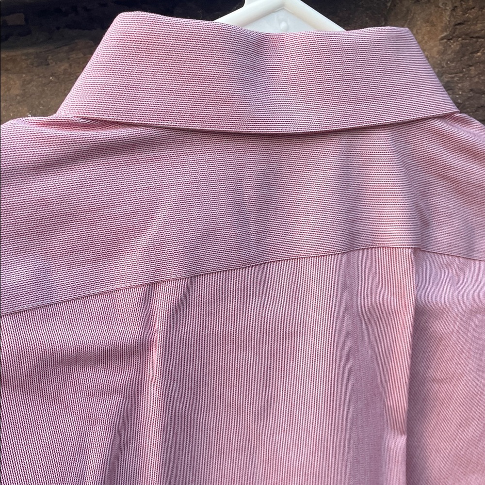 Calvin Klein Men's Light Red Dress Shirt - Picture 5 of 15